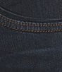 Democracy Plus Size #double;Ab#double;solution® High Rise Cascading-D Fray Slim Straight Jeans, Color:Dark Indigo Artisanal - Image 6