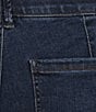 Democracy Plus Size #double;Ab#double;solution® High Rise Rolled Cuff Bermuda Shorts, Color:Indigo - Image 4