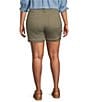 Democracy Plus Size #double;Ab#double;solution® High-Rise Rolled Cuff Shorts, Color:Laurel Oak - Image 2