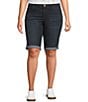 Democracy Plus Size #double;Ab#double;solution® Mid Rise Bermuda Denim Shorts - Image 1