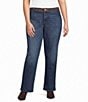 Democracy Plus Size #double;Ab#double;solution® Mid Rise Straight Leg Jeans - Image 1