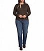 Democracy Plus Size #double;Ab#double;solution® Mid Rise Straight Leg Jeans - Image 3