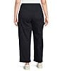 Democracy Plus Size #double;Ab#double;solution Skyrise Drop-In Pocket Wide Leg Pants, Color:Dark Indigo Artisanal - Image 2