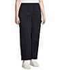 Democracy Plus Size #double;Ab#double;solution Skyrise Drop-In Pocket Wide Leg Pants, Color:Dark Indigo Artisanal - Image 3