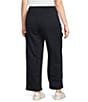 Democracy Plus Size #double;Ab#double;solution Skyrise Drop-In Pocket Wide Leg Pants, Color:Dark Indigo Artisanal - Image 4