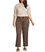 Democracy Plus Size #double;Ab#double;solution® Skyrise Relaxed Straight Leg Cropped Denim Pant - Image 3
