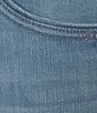 Democracy Plus Size #double;Ab#double;solution® Slim Straight High Rise Embroidered Cascading-D Back Pocket Jeans, Color:Mid Blue - Image 4