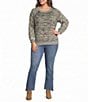 Democracy Plus Size Denim Step Hem Seam Cropped Jeans - Image 3