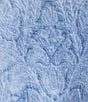 Color:Provence Blue - Image 4 - Plus Size Square Neck 3/4 Sleeve Crochet Trim Peplum Top
