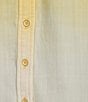 Democracy Plus Size Woven Ombre Collared Cap Flutter Sleeve Button-Front Shirt - Image 4