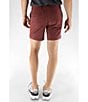 Color:Port - Image 2 - 6#double; Inseam Hybrid Shorts