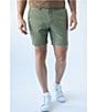 Color:Sea Spray - Image 1 - Performance Stretch 7#double; Inseam Chino Shorts