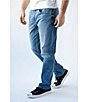 Color:Medium Stone - Image 4 - Athletic Fit Performance Stretch Jeans