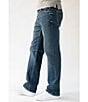 Color:Burke - Image 3 - Men's New River Performance Stretch Relaxed Fit Straight Denim Jeans