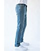 Color:Cypress Wash - Image 3 - Performance Stretch Tapered Slim Fit Denim Jeans