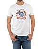 Color:Natural White - Image 1 - Relaxed Dog Wings Short Sleeve Graphic T-Shirt