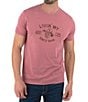 Color:Heather Mauve - Image 1 - Relaxed Livin My Best Life Short Sleeve Graphic T-Shirt
