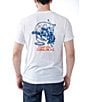 Devil-Dog Dungarees Ropin' Cowboy Graphic T-Shirt, Color:White - Image 1