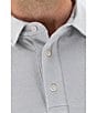 Color:Melange Quite Grey - Image 3 - Short Sleeve Polo Shirt