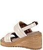 Color:Beige - Image 3 - Car Pool Leather Platform Wedge Sandals