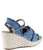 Color:Blue - Image 2 - Grants Ville Denim Espadrille Sandals