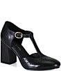 Diba True Juke Box Leather T-Strap Pumps - Image 1