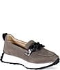 Color:Anthracite/Pewter - Image 1 - Kind Words Suede Platform Chain Loafers