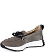 Color:Anthracite/Pewter - Image 4 - Kind Words Suede Platform Chain Loafers