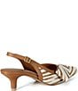 Diba True Settle Down Zebra Print Calf Hair Slingback Kitten Heel Pumps - Image 2