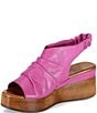 Diba True Small Town Leather Platform Wedge Sandals - Image 6