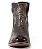 Color:Charcoal - Image 5 - Walnut Grove Distressed Leather Western Booties