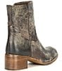 Color:Charcoal - Image 2 - West Haven Distressed Leather Block Heel Western Boots