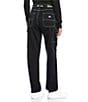 Color:Black - Image 2 - High Rise Relaxed Carpenter Pants