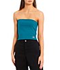 Color:Green - Image 1 - Knit Tube Top