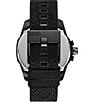Color:Black - Image 3 - Men's Baby Chief Solar-Powered Three Hand Black rPET Strap Watch
