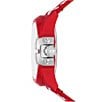 Color:Red - Image 3 - Men's Baby Chief Three-Hand Analog Solar-Powered Red rPET Strap Watch