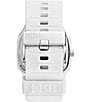 Color:White - Image 3 - Men's Cliffhanger 2.0 Three-Hand Quartz Analog White Silicone Strap Watch
