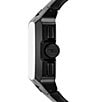 Color:Black - Image 2 - Men's Cliffhanger Chronograph Black Leather Strap Watch