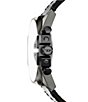 Diesel Men's Mega Chief Slim Chronograph Black Leather Strap Watch - Image 2