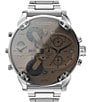 Color:Silver - Image 1 - Men's Mr. Daddy 2.0 Chronograph Stainless Steel Bracelet Watch