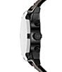 Diesel Men's Spiked Chronograph Leather Strap Watch - Image 3