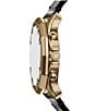 Diesel Men's Stinger Chronograph Black Leather Strap Watch - Image 3