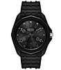 Diesel Men's Stinger Three-Hand Black Silicone Strap Watch - Image 1