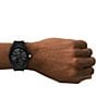 Diesel Men's Stinger Three-Hand Black Silicone Strap Watch - Image 4