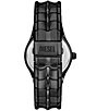 Color:Black - Image 3 - Men's Vert Three-Hand Date Stainless Steel Bracelet Watch