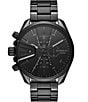 Color:Black - Image 1 - MS9 Chronograph Black Stainless Steel Watch