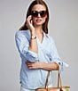 DIFF Eyewear Becky IV Polarized Cat Eye Sunglasses, Color:Tortoise - Image 5