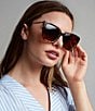 DIFF Eyewear Becky IV Polarized Cat Eye Sunglasses, Color:Tortoise - Image 6
