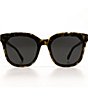 Color:Tortoise - Image 2 - Gia Oversized Square Sunglasses