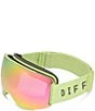 DIFF Eyewear DiFF Eyewear Unisex Alpine Polarized 95mm Shield Snow Goggles, Color:Pink - Image 1